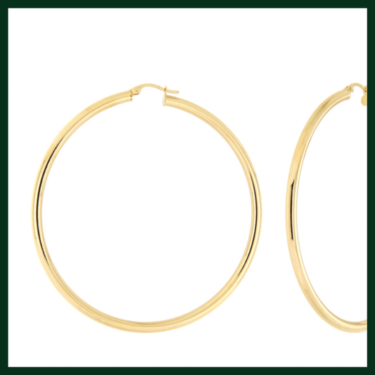 9ct Yellow Gold Hoops