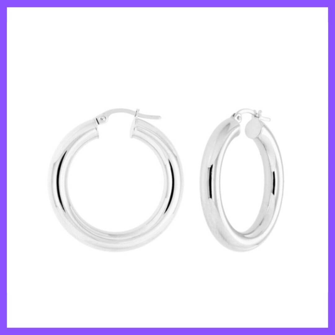 925 Sterling Silver Hoops